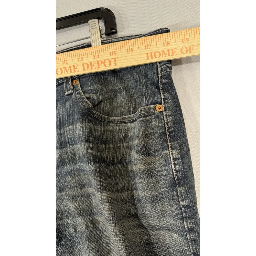 Levi's 505 Jeans Medium Wash‎ Fade Blue Jeans True Size 36/32